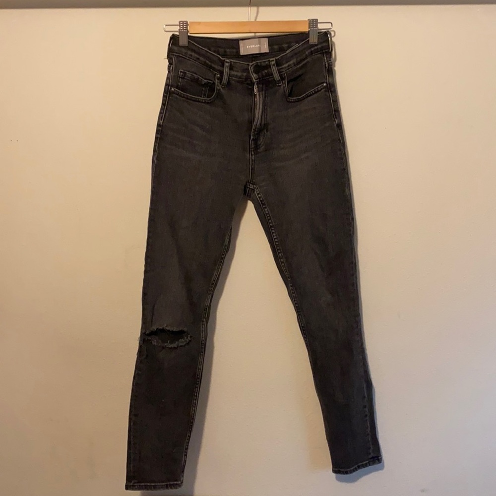 Everlane The Authentic Stretch High-Rise Cigarette Jean